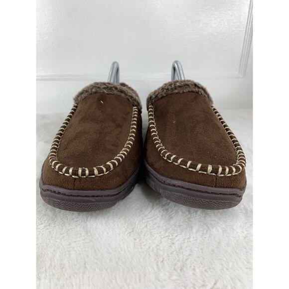 Dockers Dark Brown Men’s Moccasin Slippers Size 10 - Picture 2 of 8